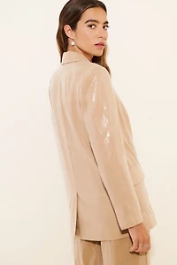 Hutch Asymmetrical Sequin Blazer