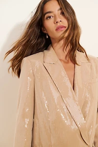 Hutch Asymmetrical Sequin Blazer