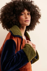 Hutch Eve Velvet Moto Jacket