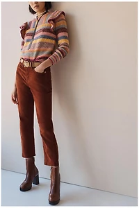 Pilcro Ruffled Sweater