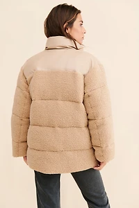 If By Sea Mixed Media Puffer