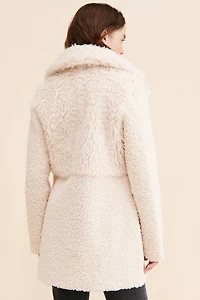 Noize Glenn Faux Fur Mix Coat