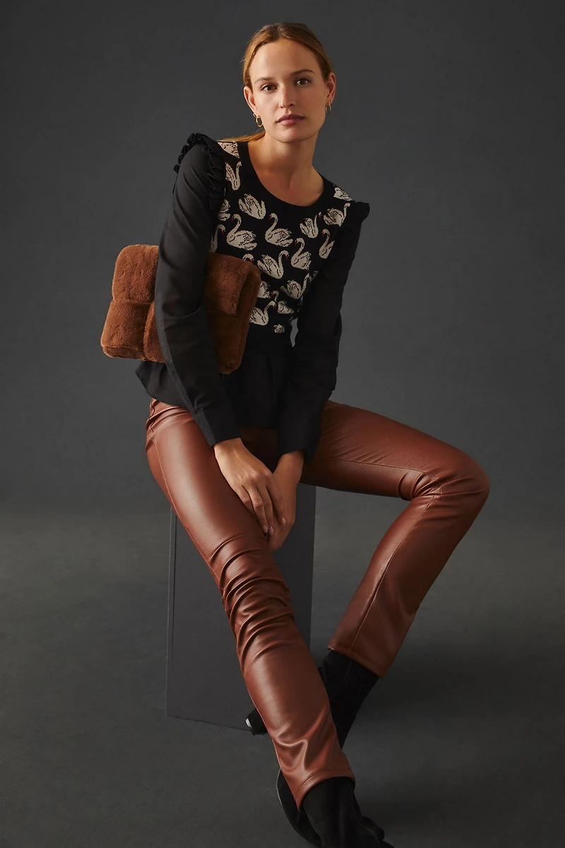 Maeve Layered Blouse & Sweater Vest