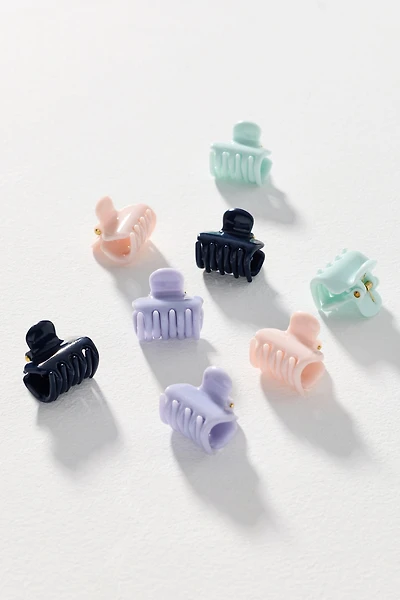 KITSCH Mini Cloud Hair Claw Clips, Set of 8