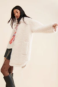 Noize Cookie Oversized Sherpa Jacket