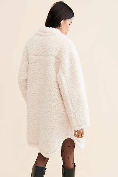 Noize Cookie Oversized Sherpa Jacket