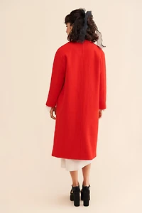 Line + Dot Paola Oversized Double-Breasted Coat