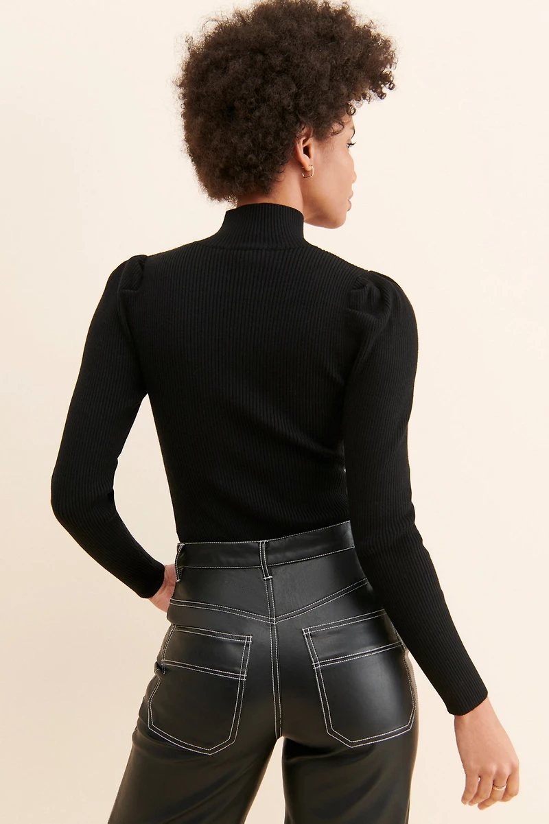ASTR the Label Cutout Knit Bodysuit