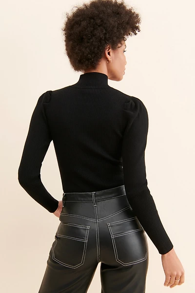 ASTR the Label Cutout Knit Bodysuit