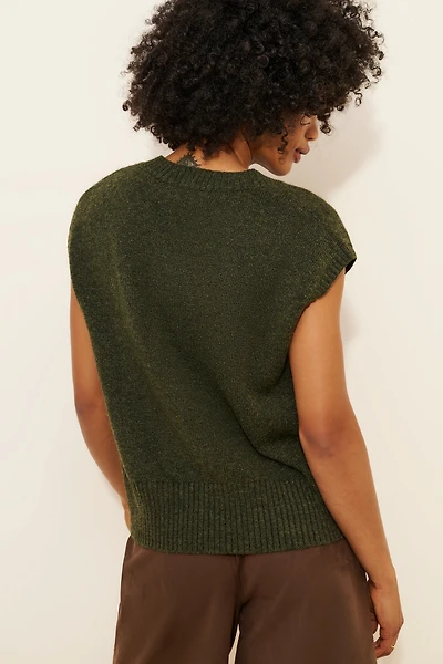 Another Girl Skinny Dog Sweater Vest