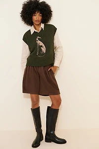 Another Girl Skinny Dog Sweater Vest