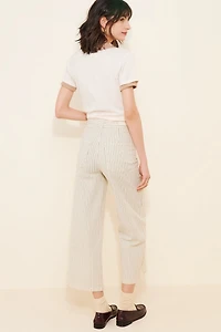 DL1961 Hepburn Stripe Wide Leg Jeans