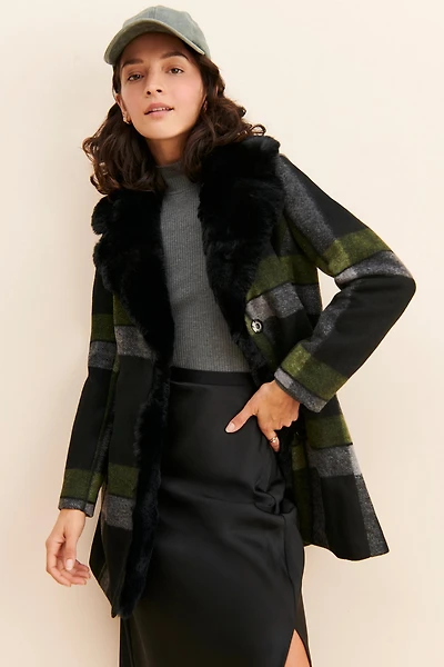 Hutch Ada Plaid Coat