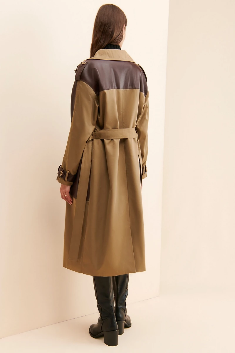 4th & Reckless Godiva Oversized Trench Coat