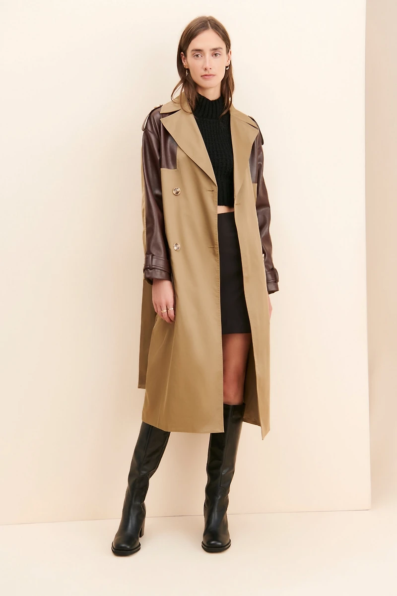 4th & Reckless Godiva Oversized Trench Coat