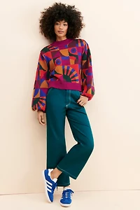 FARM Rio Graphic Toucans Sweater