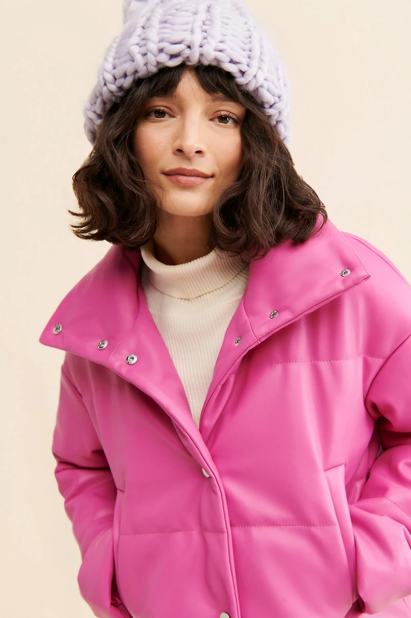 Jules Kae Anastasia Vegan Leather Puffer