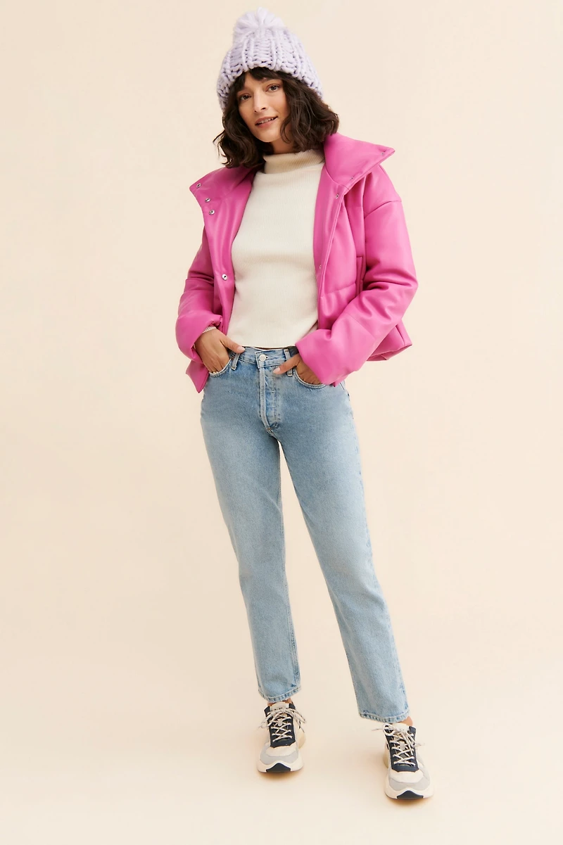 Jules Kae Anastasia Vegan Leather Puffer