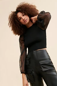 ASTR the Label Audrina Open Back Sweater