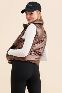 Noize Aurora Metallic Puffer Vest