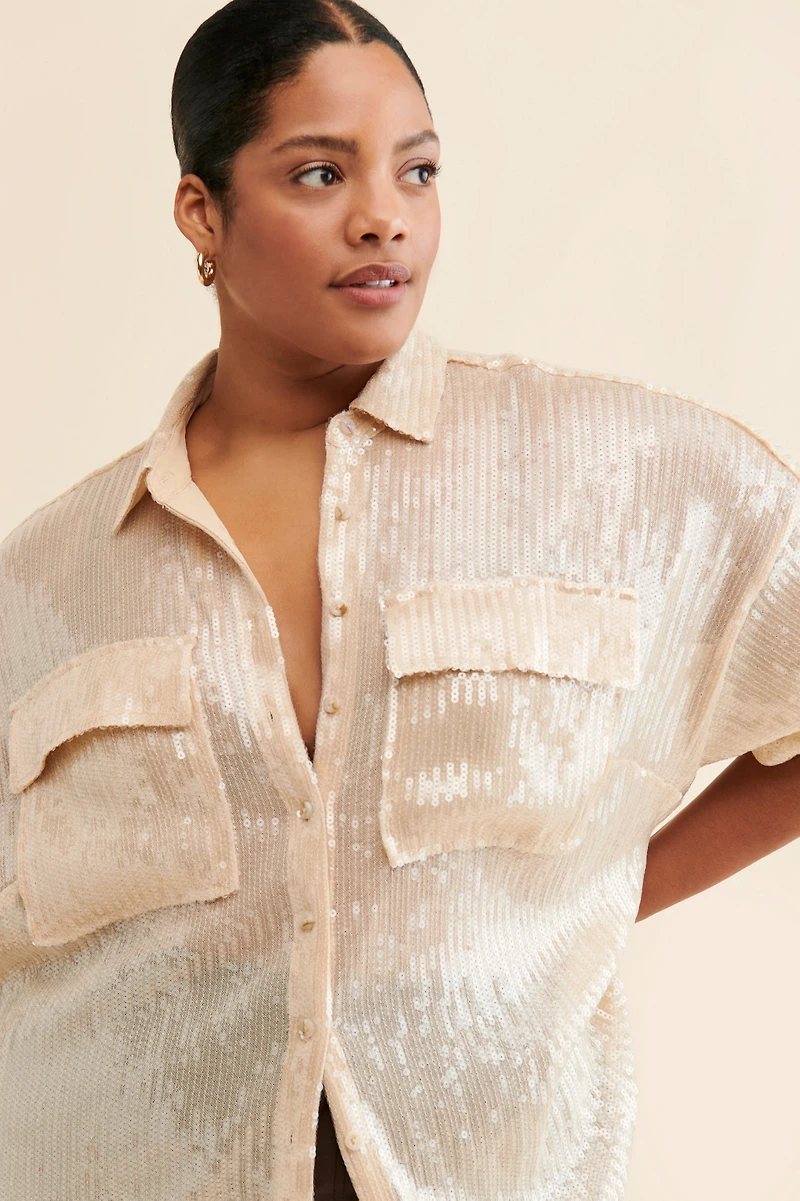 Sequin Shine Shirt