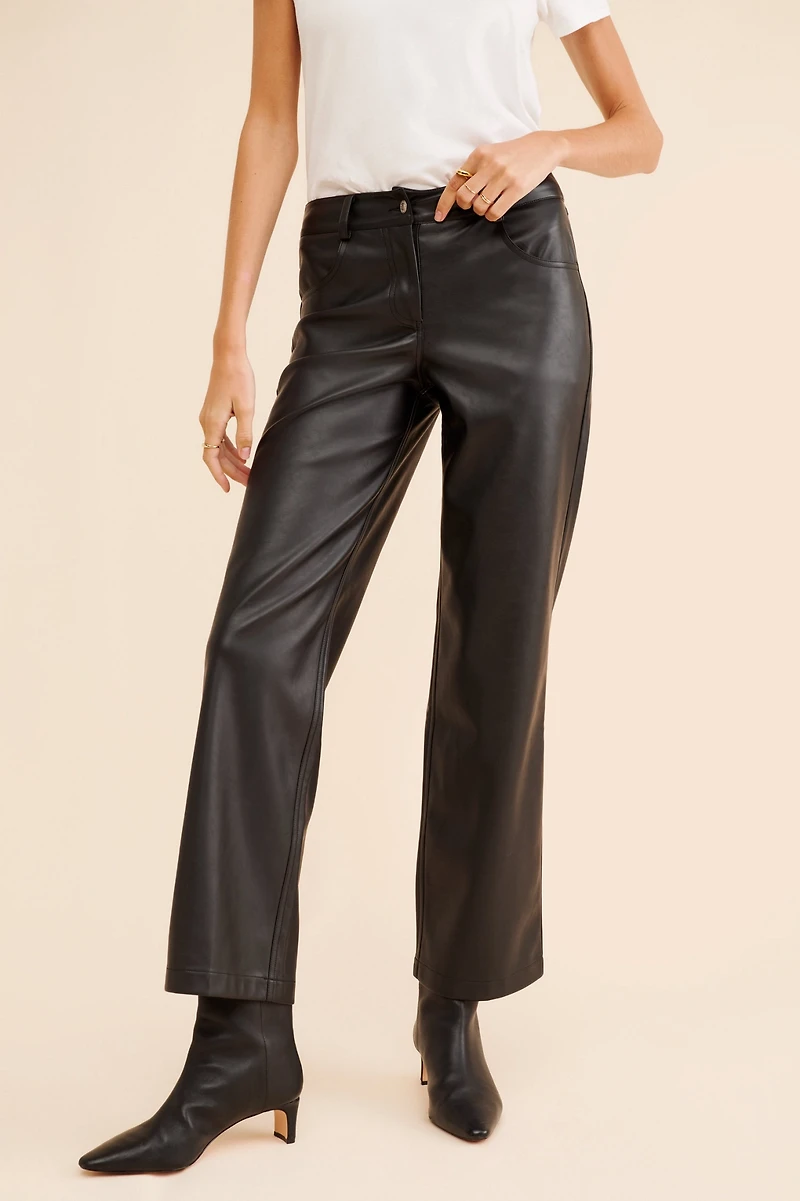 4th & Reckless Bobbie Vegan Leather Trousers