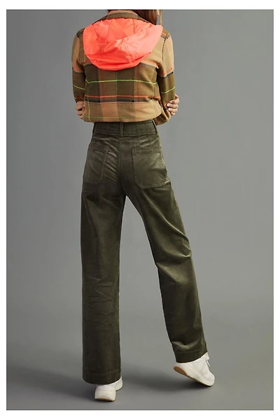 Maeve Colette Corduroy Wide-Leg Pants