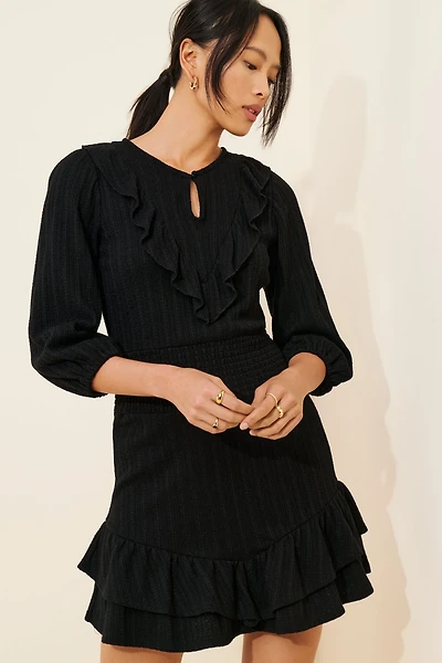 Du Paradis Keyhole Front Mini Dress