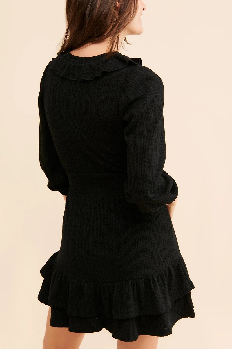 Du Paradis Keyhole Front Mini Dress