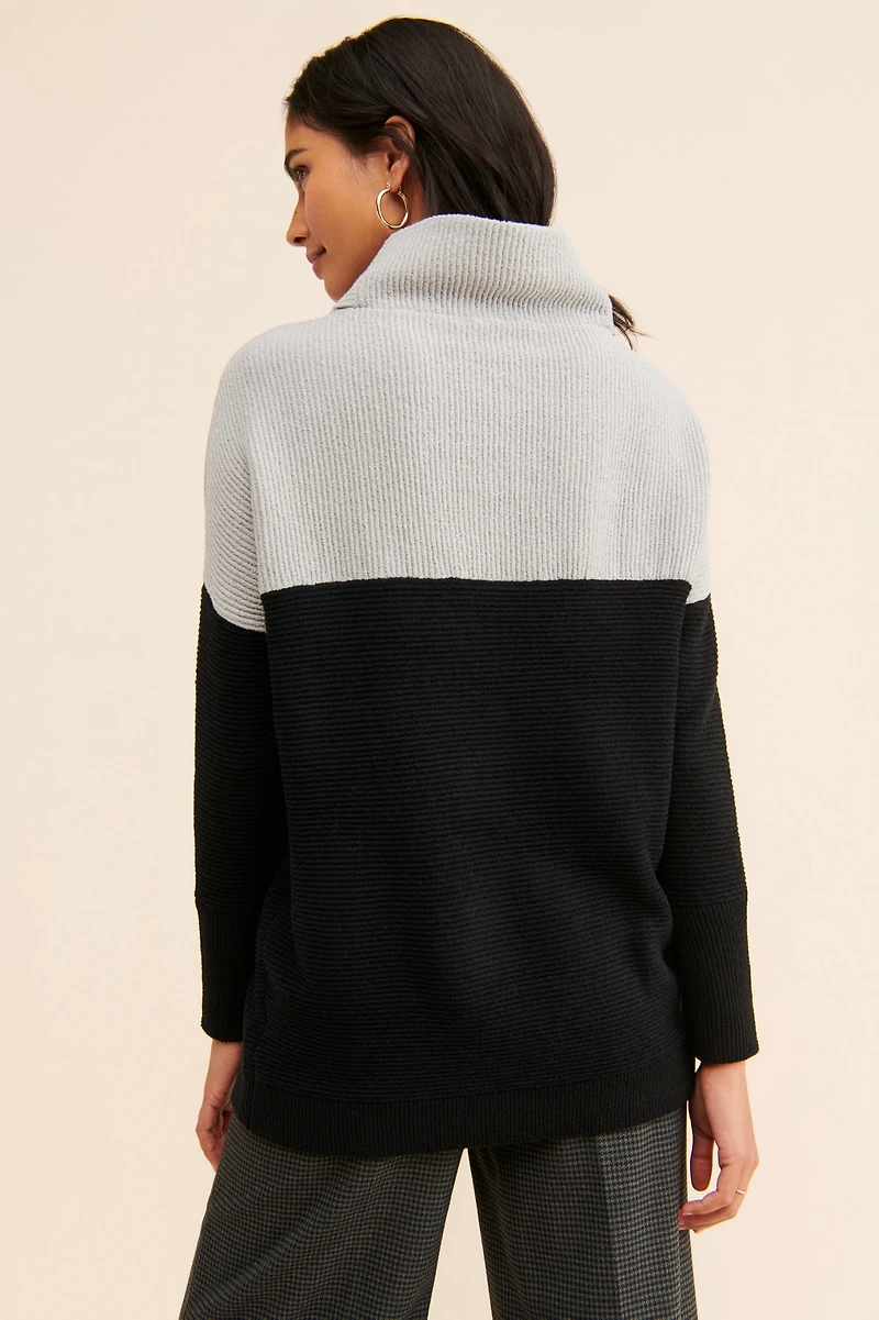 RD Style Colorblock Long Sweater