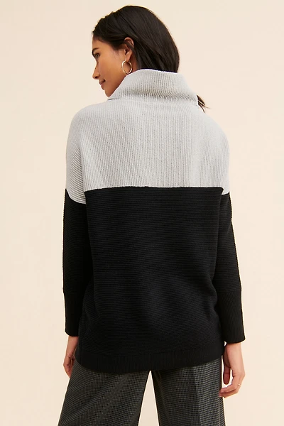 RD Style Colorblock Long Sweater