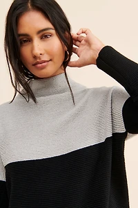 RD Style Colorblock Long Sweater