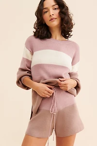 Love + Harmony Colorblock Knit Pullover