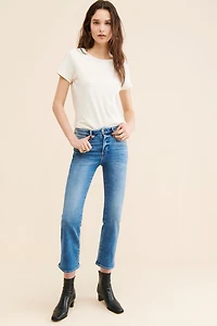 Good American Legs Crop Bootcut Jeans