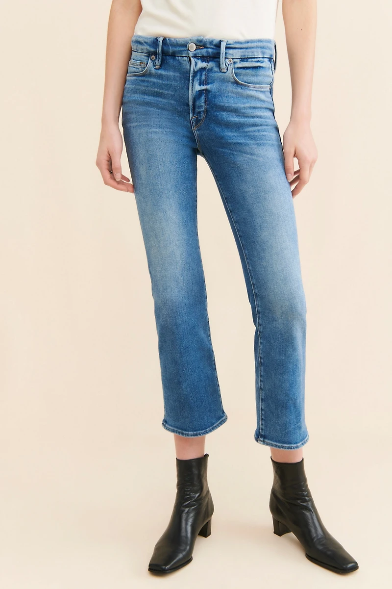 Good American Legs Crop Bootcut Jeans