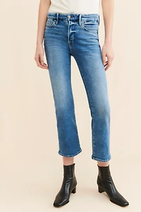Good American Legs Crop Bootcut Jeans
