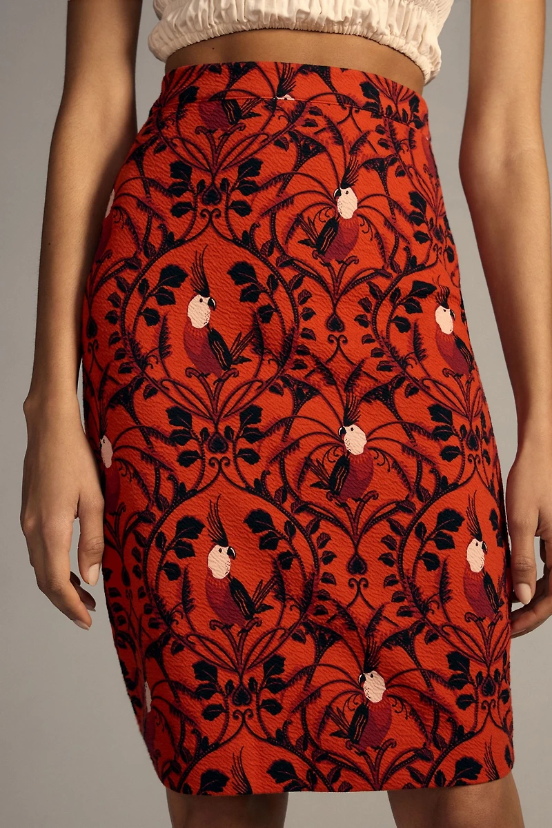 Maeve Slim Printed Skirt