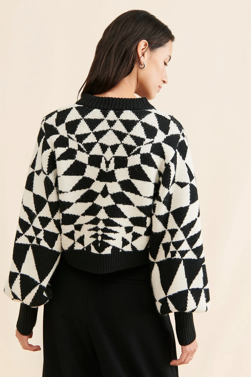 FARM Rio Deco Knit Sweater