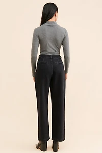 Madewell High-Rise Pleated Baggy Jeans