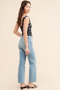 Hudson Remi High Rise Straight Ankle Jeans