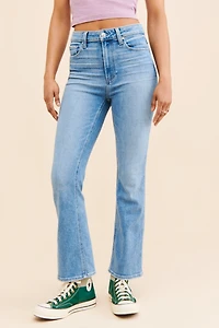 PAIGE Claudine Straight Leg Ankle Flare Jeans