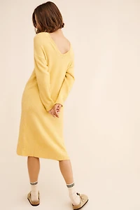 V-Back Maxi Dress