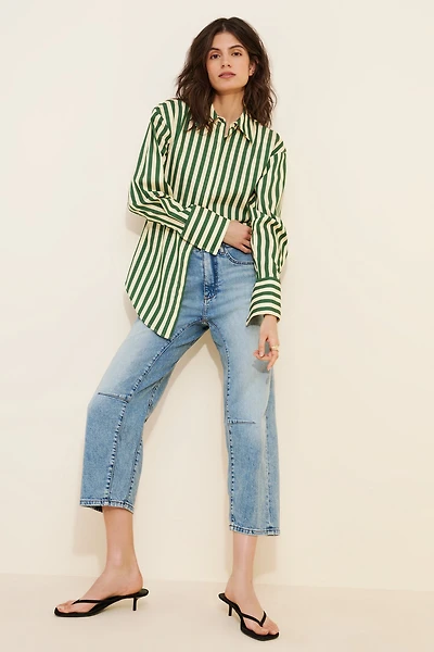 Pilcro The Millie Low-Slung Barrel Jeans