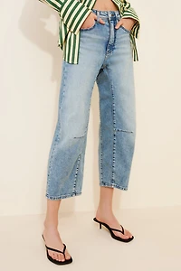Pilcro The Millie Low-Slung Barrel Jeans