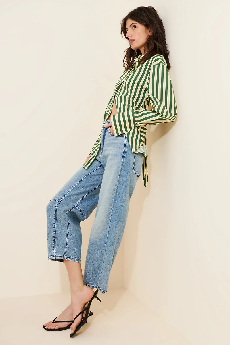 Pilcro The Millie Low-Slung Barrel Jeans