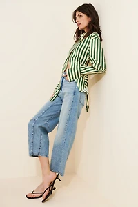 Pilcro The Millie Low-Slung Barrel Jeans