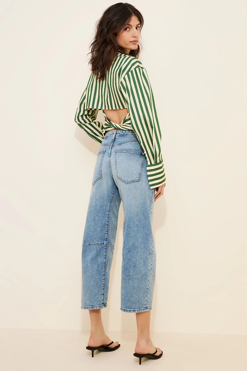 Pilcro The Millie Low-Slung Barrel Jeans