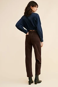 Madewell Patch Pocket Emmett Winnitex Twill Trousers