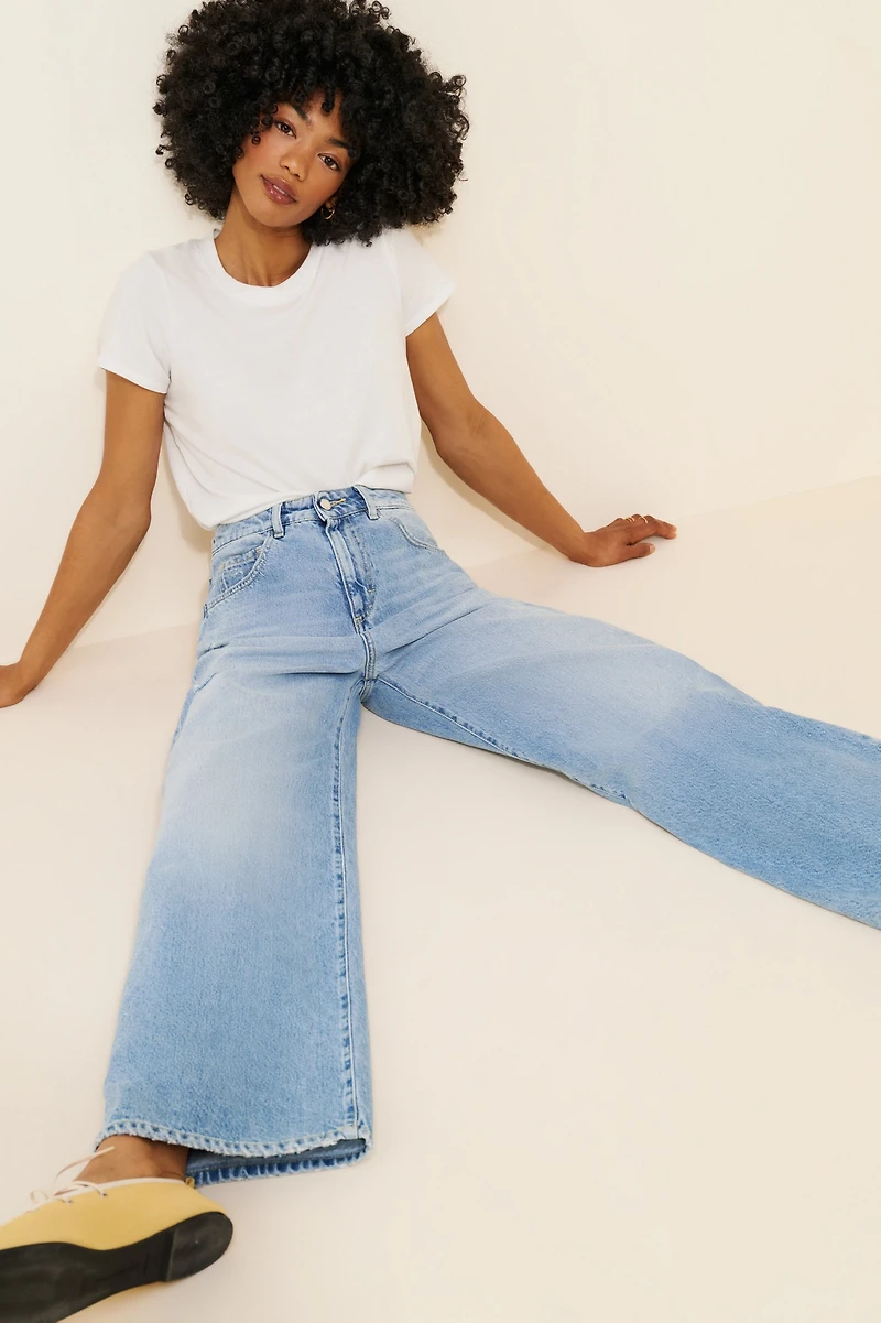 Icon Denim Poppy Wide-leg Jeans