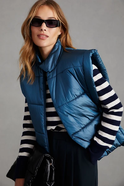 Pilcro Side-Tie Puffer Vest